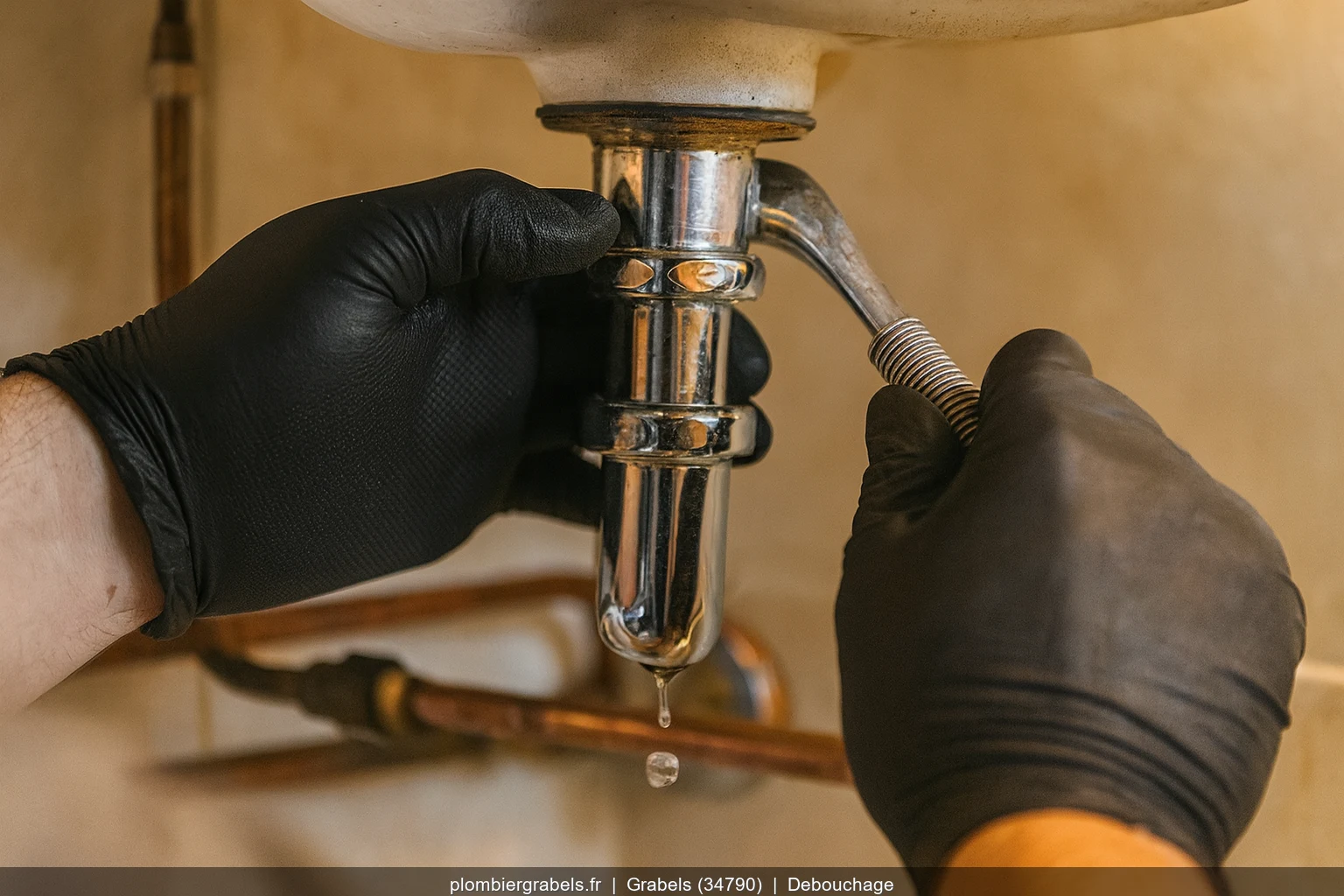 Debouchage de canalisation a Grabels